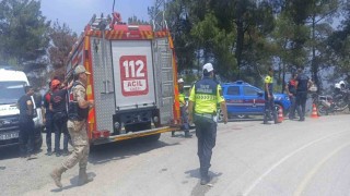 Uçurumdan yuvarlanan motosikletli hayatını kaybetti