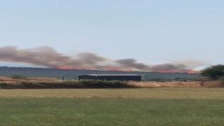 Uluabat Gölünden defalarca sorti yaptılar...Bursada iki ayrı noktada orman yangını