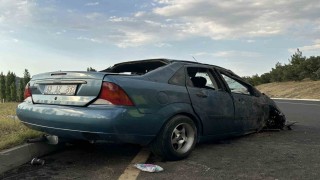 Uşakta otomobil takla attı: 5 yaralı