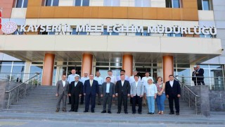 Vali Çiçekten İl Millî Eğitim Müdürlüğüne ziyaret