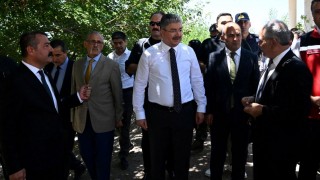 Vali Yılmaz'dan Yangın Bölgesine Geçmiş Olsun Ziyareti