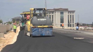 Yalovada hastane yolunun asfaltı atıldı