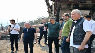 Yangın felaketine yıldırım müdahale