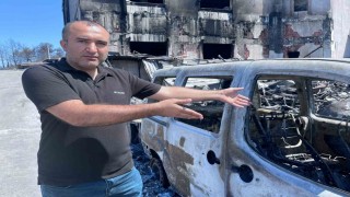 Yangından etkilenen Otokent, enkaz halde yardım bekliyor