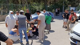 Yaralanan vatandaşı güneşten böyle korudular