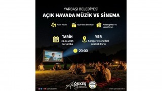 Yarbaşı Belediyesi’nden Yaz Akşamlarına Özel Etkinlik