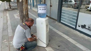 Yerköyde esnaftan serinleten iyilik