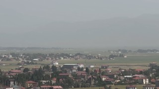 Yüksekovanın dağları toz bulutu altında kaldı