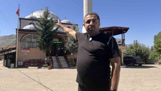 Yuvadan atılan yavru leyleğe cami imamı sahip çıktı