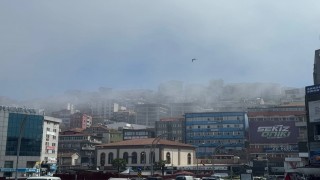 Zonguldakta soğuk hava kenti beyaza bürüdü