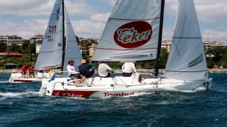 13. TAYK-Eker Olympos Regatta Yelken Festivalinde genç yelkenciler kıyasıya mücadele verdi