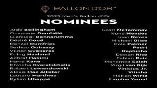 2025 Ballon dOr adayları açıklandı