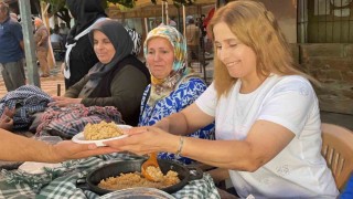 Abdipaşa Geleneksel Keşkek Festivalinde lezzetler yarıştı