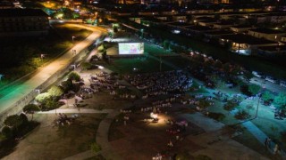 Açık havada sinema keyfi