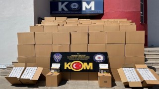 Adanada 7 milyon 910 bin adet kaçak makaron ele geçirildi