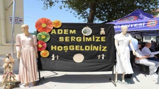 ADEM kursiyerlerinin ürünleri sergilendi