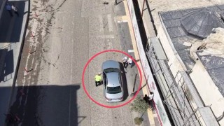 Adıyamanda drone destekli trafik denetimi