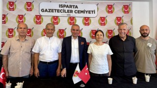 AGF Heyetinden Isparta Gazeteciler Cemiyeti’ne Ziyaret