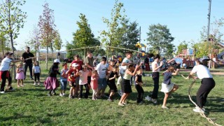 Aileler piknik yaptı, çocuklar eğlendi