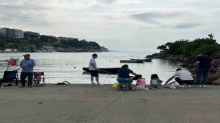 Akçakocada olta balıkçılığına yoğun ilgi