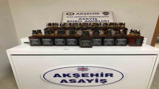 Akşehirde kaçak içki operasyonu