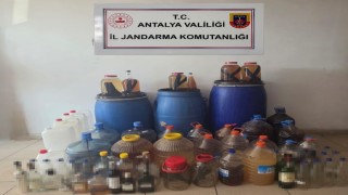 Alanyada sahte içki operasyonu