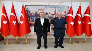 Albay Semizden Vali Aktaşa veda ziyareti