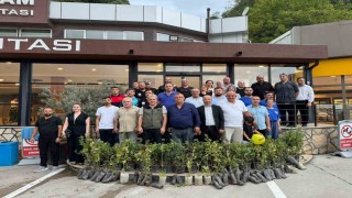 Alevlerin söndüğü yerde dayanışma yeşerdi: Geyveye fidan desteği