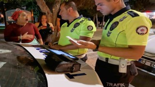 Alkollü kadın sürücü, kendini uyaran sürücüyü Maganda diye polise şikayet etti