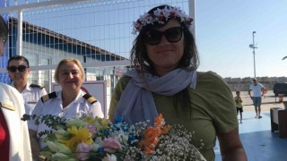 Amasra 100 bininci kuruvaziyer gemi yolcusunu ağırladı