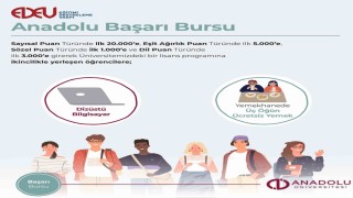 Anadolu Üniversitesi burslarıyla da öğrencinin yanında