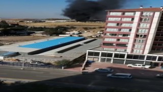 Ankarada Hurdacılar Sitesinde yangın çıktı