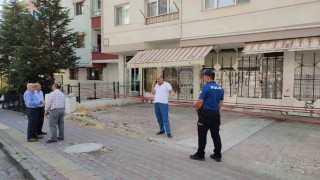 Ankarada kolonları kırılan bina tahliye edildi