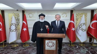 Antakya Süryani Ortodoks Kilisesinden Mardin Valiliğine ziyaret