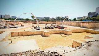 Antalyada 900 yataklı modern sağlık kompleksi için ilk beton döküldü