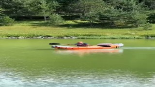 Ardahanın gözde rotası Kızıl Gölde kano keyfi doğayla buluştu