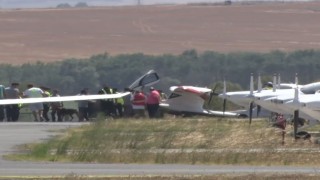 Arıza yapan uçak Hezarfen Havalimanına iniş yaptı