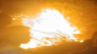 Arnavutköyde ormanlık alanda çıkan yangın büyümeden söndürüldü