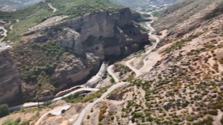 Artvinde dron kamerasına akbaba takıldı