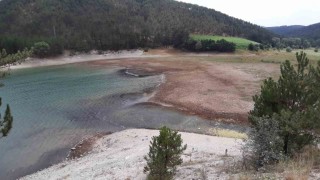 Aşırı sıcaklar Sünnet Gölünü vurdu: Sular çekildi, göl kuruma noktasına geldi