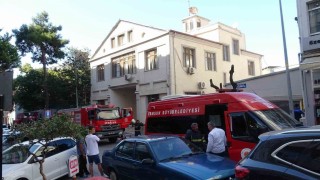 Astsubay gazinosunda yangın paniği