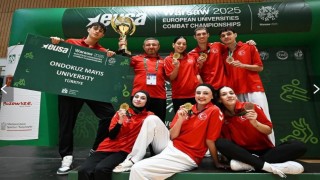 Avrupa Üniversiteler Dövüş Sporları Şampiyonasında OMÜden birincilik