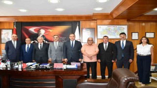 Aydın Ticaret Borsası yönetimi, İl Tarım ve Orman Müdürü Temizle görüştü