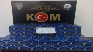 Aydında 8 bin 600 doldurulmuş makaron ele geçirildi