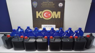 Ayvalıkta 120 litre etil alkol ele geçirildi