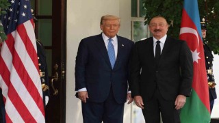 Azerbaycan Cumhurbaşkanı Aliyev, ABD Başkanı Trump ile görüştü