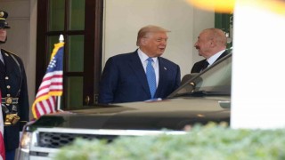 Azerbaycan Cumhurbaşkanı Aliyev, Trump ve Paşinyan ile görüşmek için Beyaz Saraya geldi