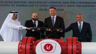 Azerbaycan gazının Türkiye üzerinden Suriyeye ihracatı başladı