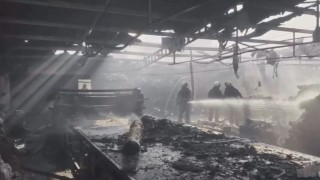 Bağcılarda tekstil atölyesinde yangın