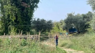 Bahçesini domuzlardan korumak için evden çıkan çiftçi tarlasına ölü bulundu